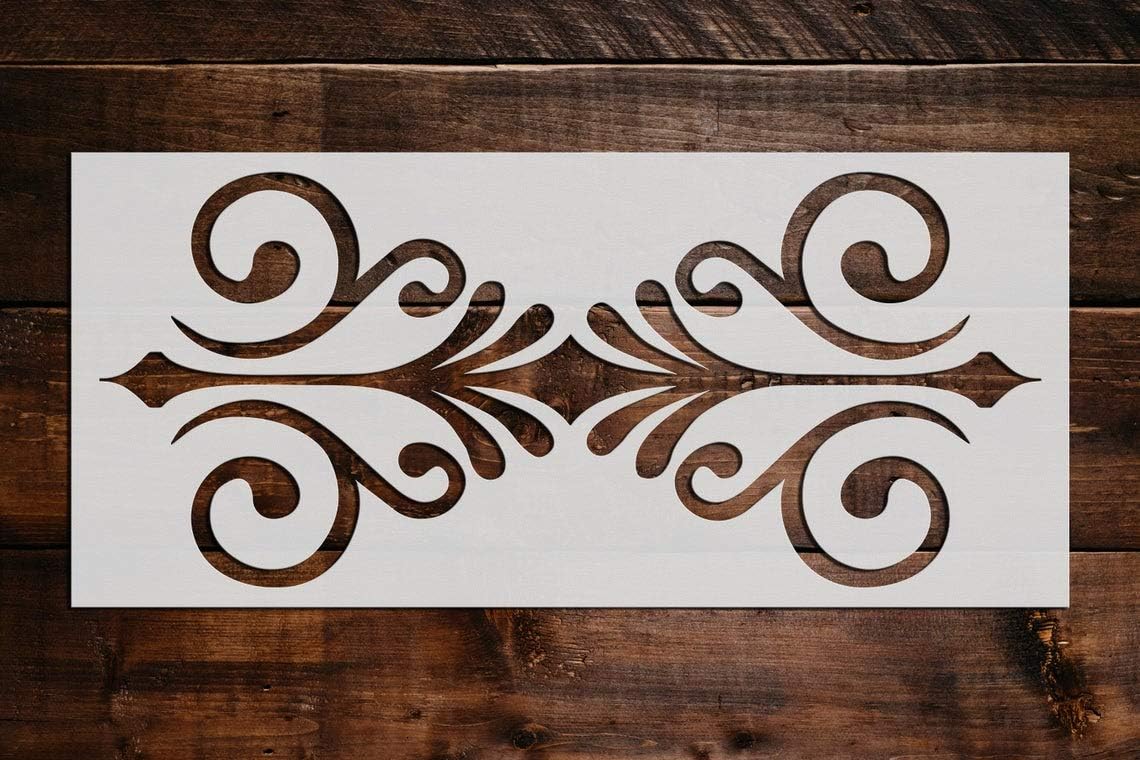 Design Stencil DIY Reusable Craft and Painting Wall Stencils - 683 (3x9)