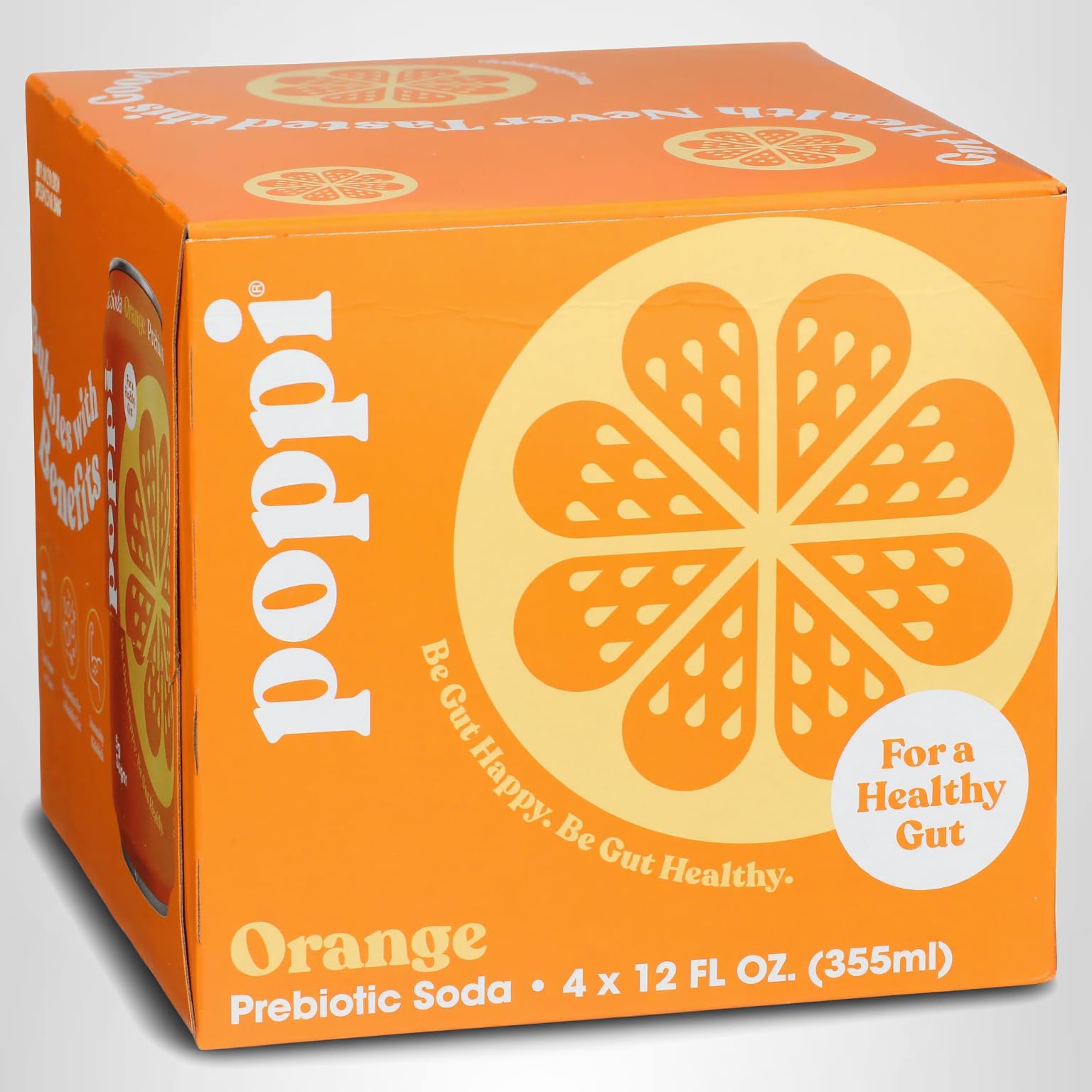 Poppi Orange Prebiotic Soda 4 pack | Grocery Pickup & Delivery