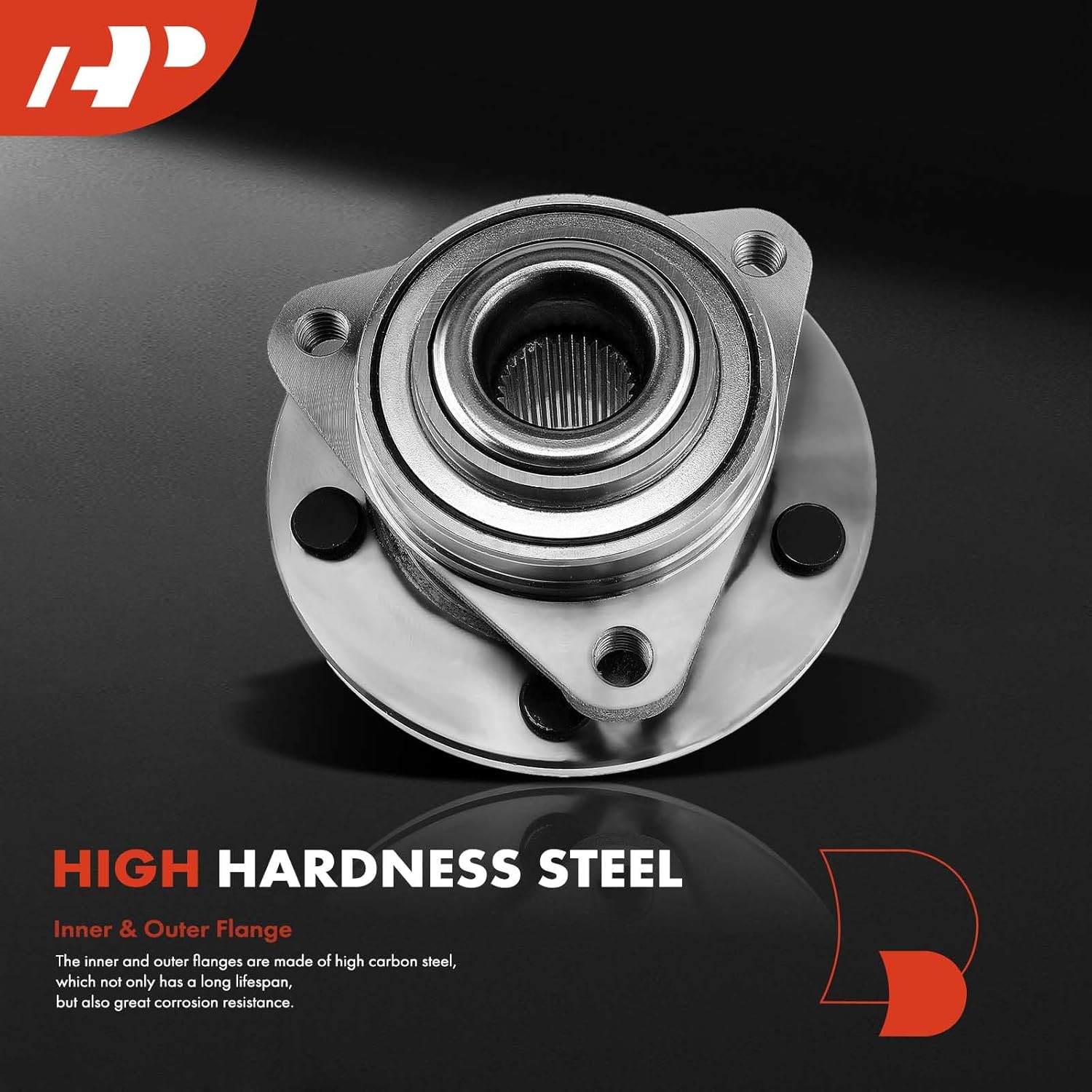 A-Premium Front Wheel Bearing and Hub Assembly with 5-Lug Compatible with Chevrolet HHR 2006 2007 2008
