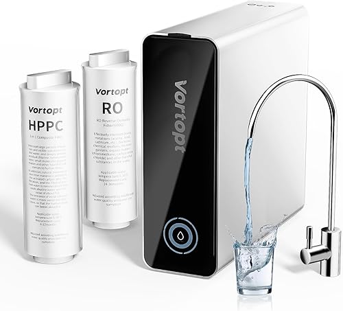 Miniatura 2 de Vortopt Filtro de repuesto RO compatible con el sistema de filtro de agua de ósmosis inversa R1, vida útil de 24 a 36 meses, R1 RO