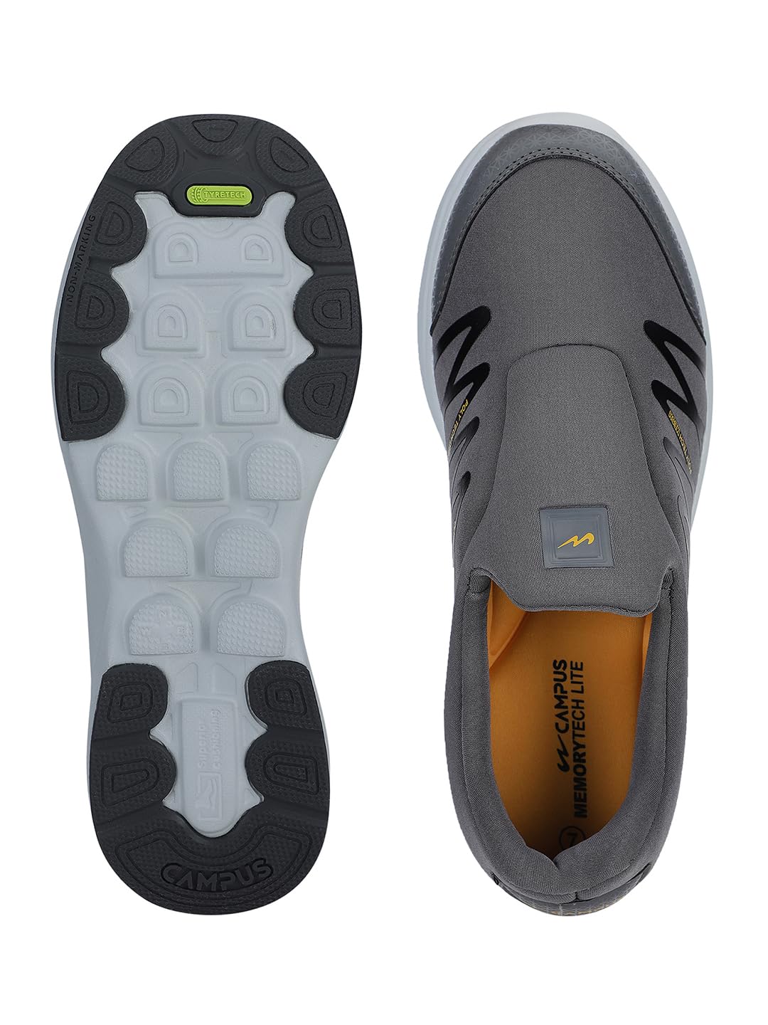 Campus Men's Thunder PRO Walking Shoes D.Gry - 8UK/India Navy 5 71zLeTED6nL. SL1440