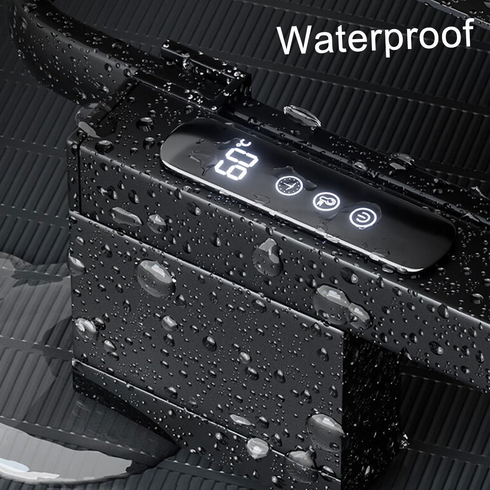 Portasciugamani elettrico riscaldato, scaldasalviette impermeabile con timer e temperatura costante, ideale per bagno, hotel, saloni e spa