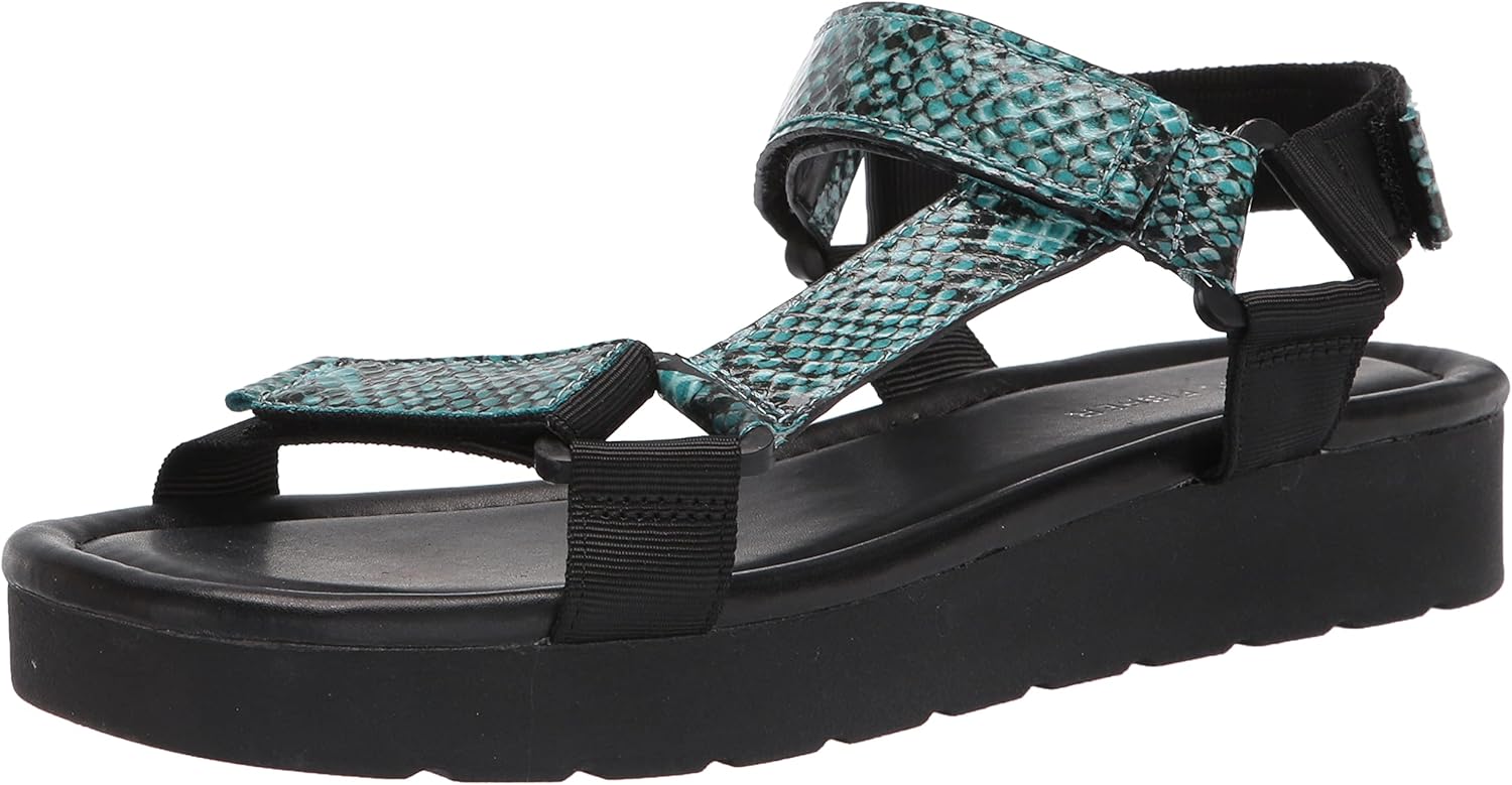 Marc Fisher Women's Keiki Sandal, Blue, 8