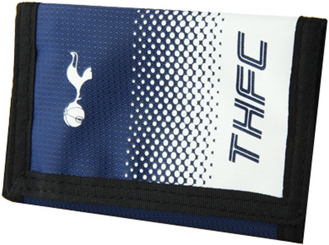 Tottenham Hotspur FC Official Fade Touch Fastening Football Crest Wallet (One Size) (Navy/White)