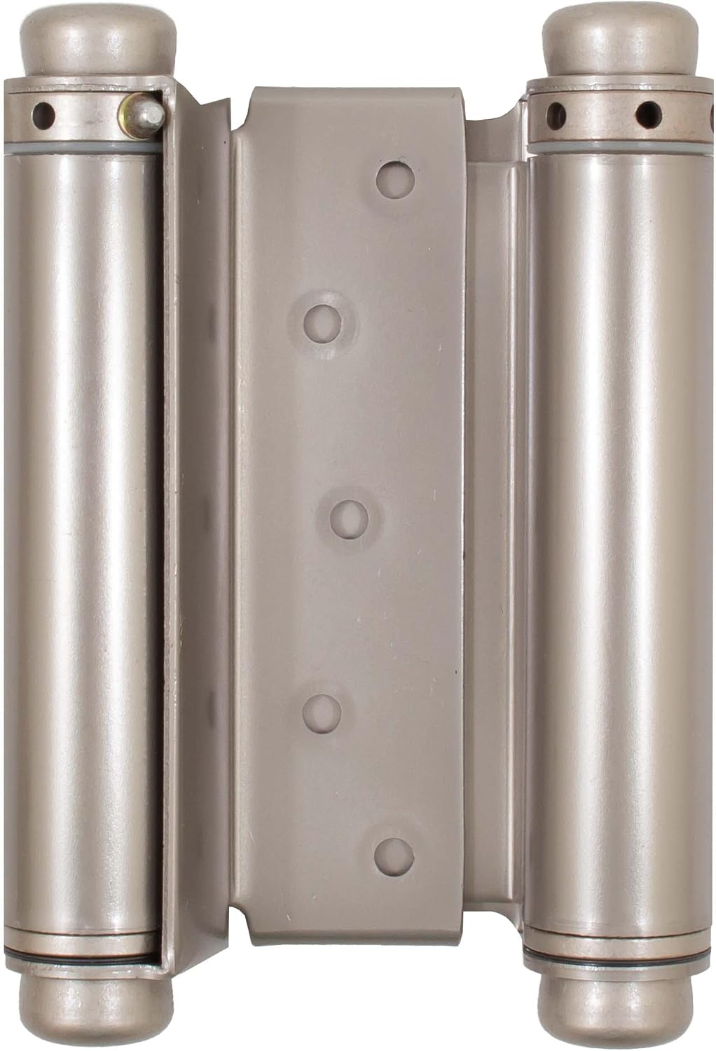 Stone Harbor Hardware Heavy-Duty Double Acting Spring Hinge, 5 Inches, Fits Doors 1-1/8" to 1-3/8" Thick, 1-Pack, Satin Nickel