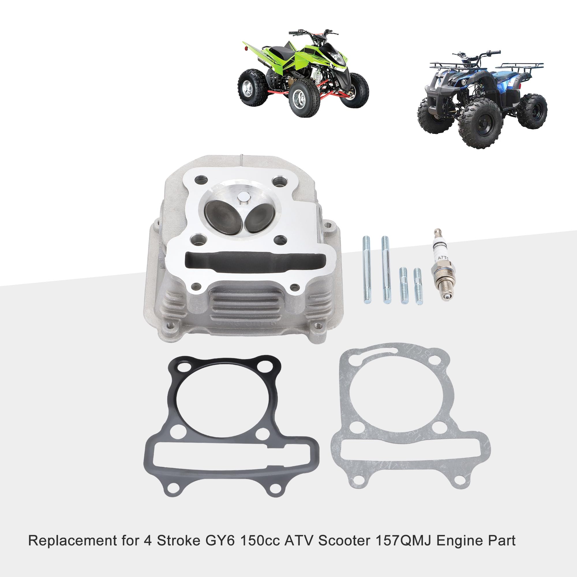 GOOFIT Cabeza de Rueda Repuesto reemplazo para GY6 150 CC ATV Go Kart Motocicleta y Scooter