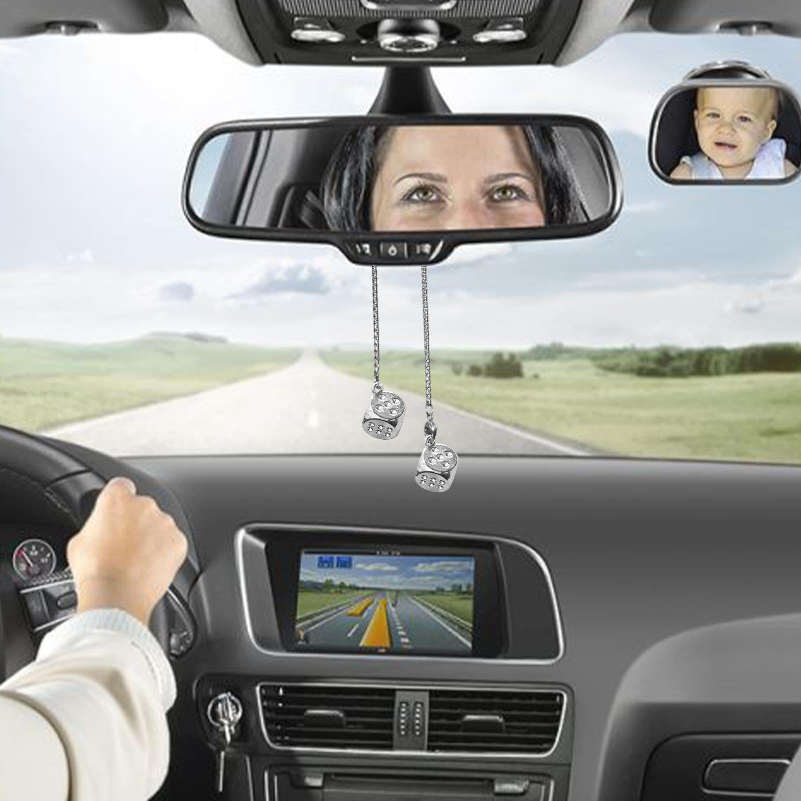 Pendentif Dés De Rétroviseur, Ornements De Rétroviseur