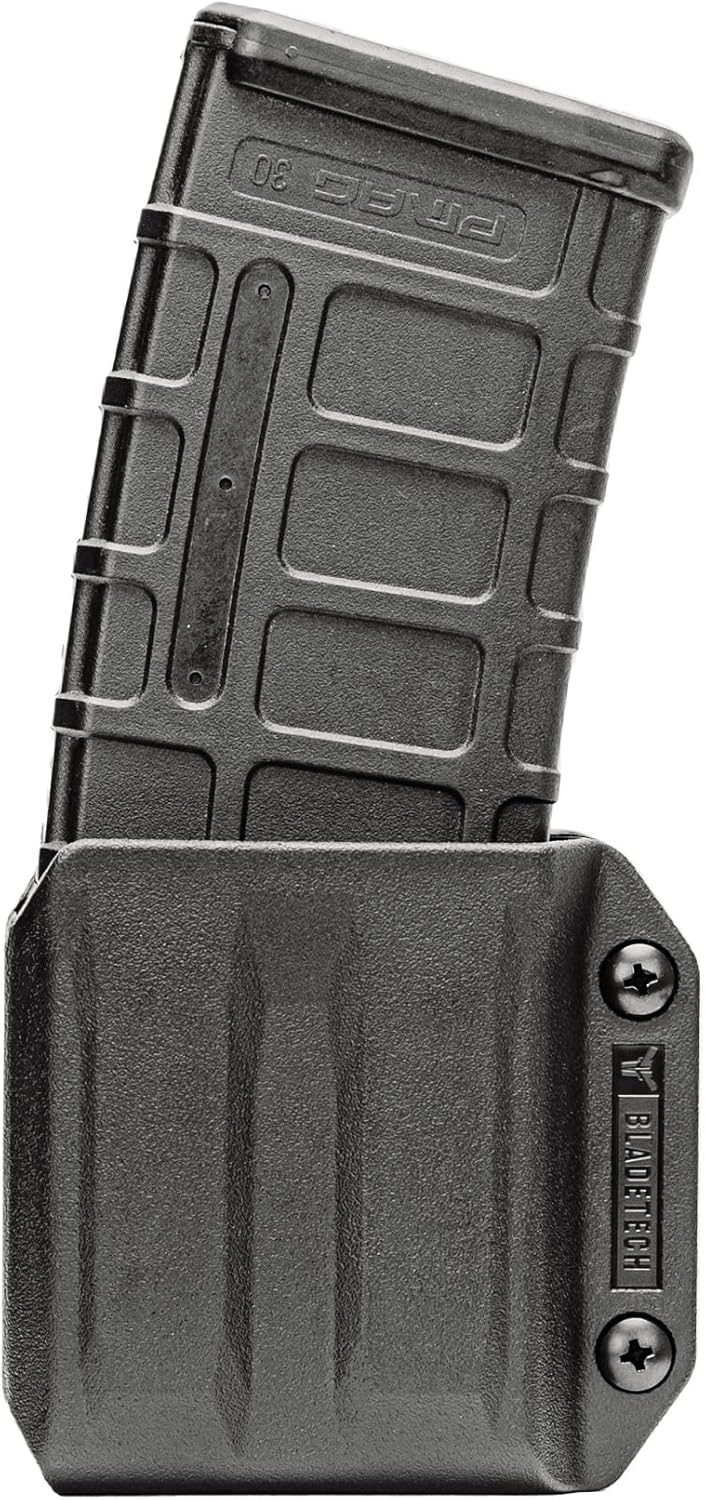 AR-15 / M4 / M16 Mag Pouch - 5.56mm Rifle Magazine Carrier with Tek-Lok Belt Attachment Clip by Blade-Tech