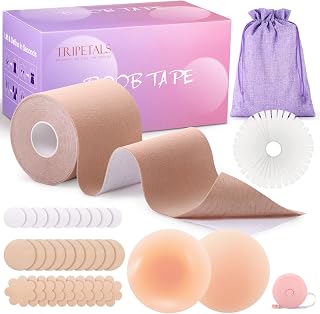 Boob Tape Set Brust Tape Mit Extra 10 Paar Nippelpads Klebe BH Push Up