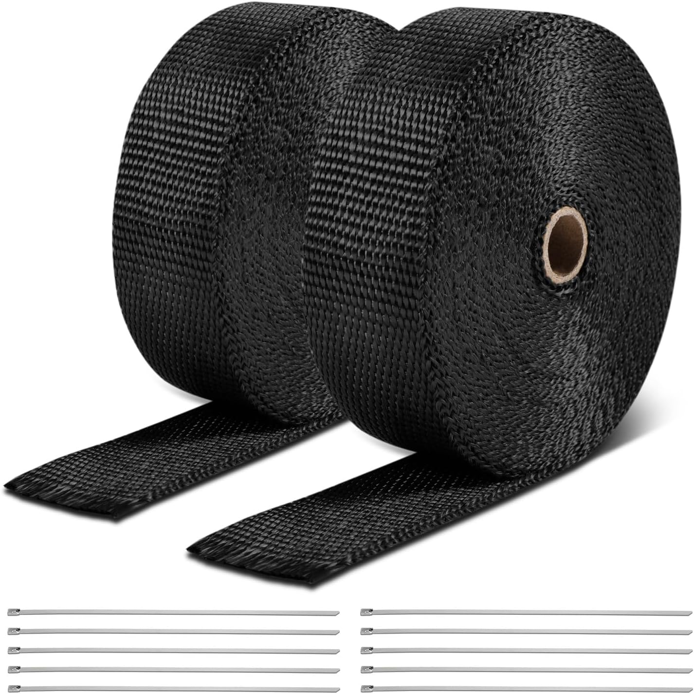 7.5-Meter Titanium Exhaust Heat Wrap for Header/Catback/Turbo Manifold/Downpipe