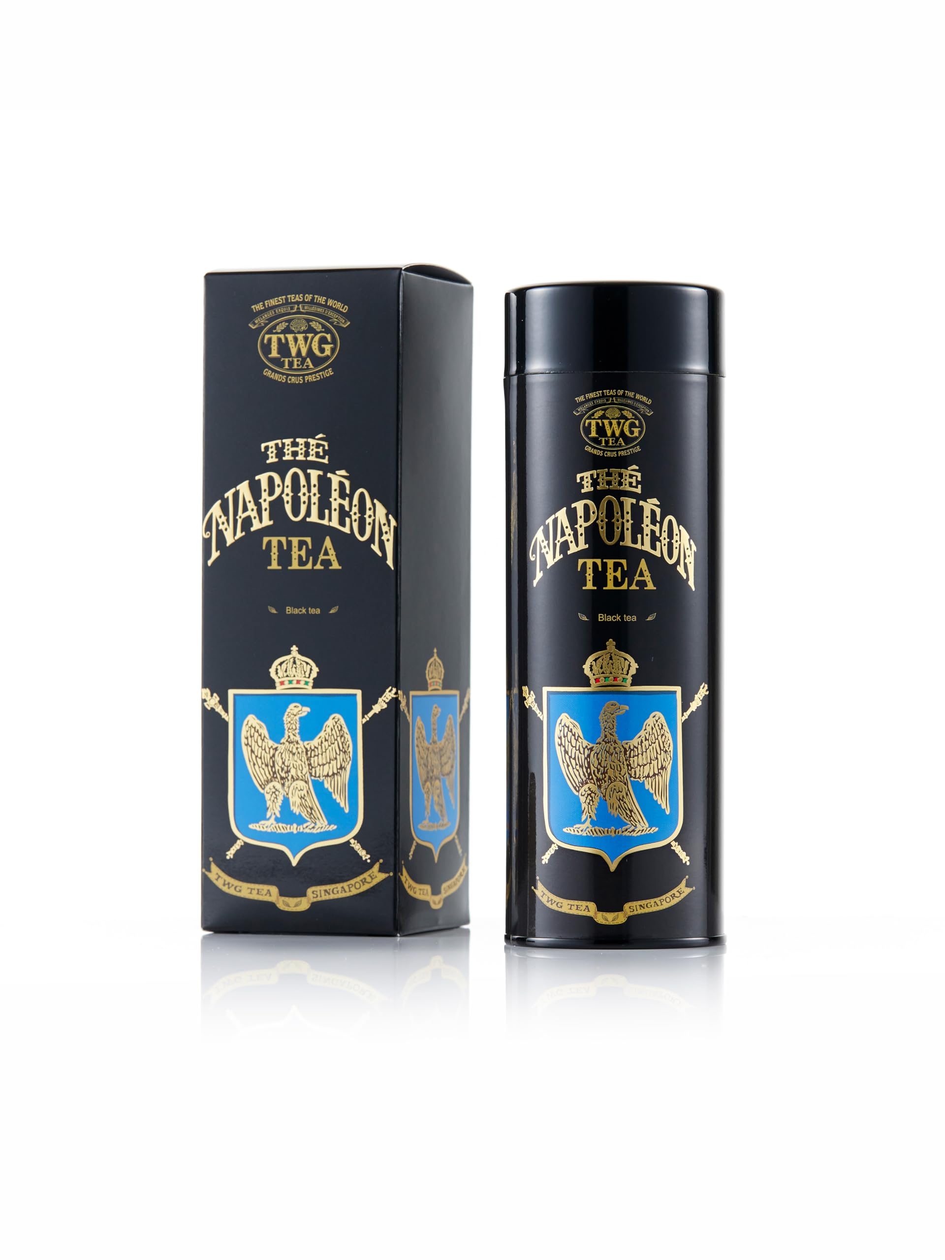 TWG Tea | Napoléon Tea | Black Tea | Caramel Pieces | Haute Couture Tin, 100g | Gift Set