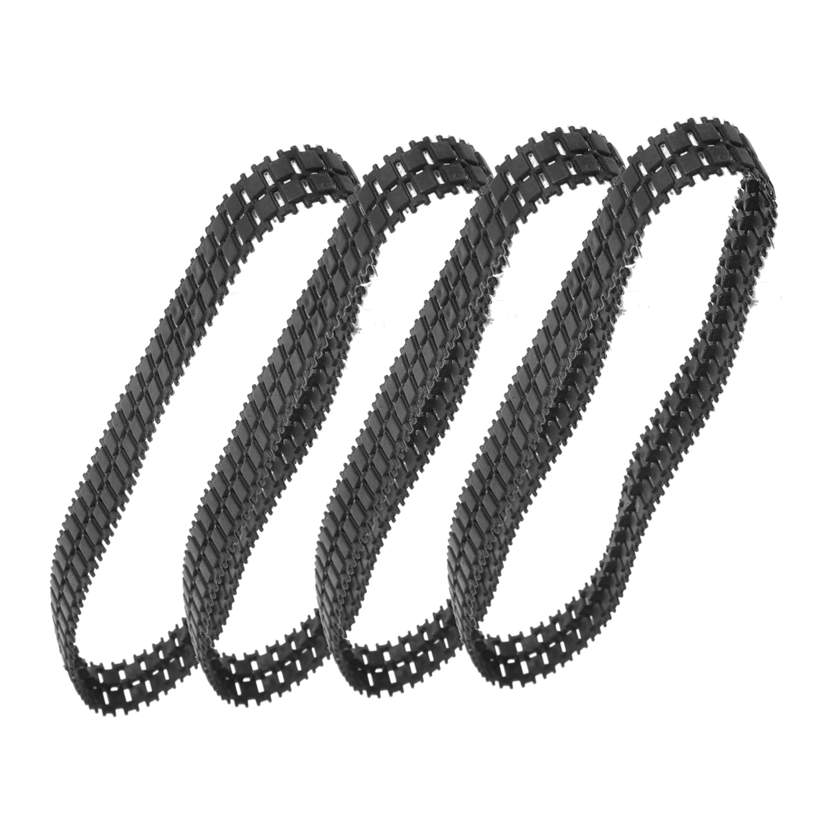 ifundom 4pcs DIY Tank Tracks for Hobby Rc Car Large Robot Tracks Excellent Traction for Tank Model