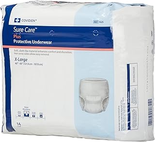 SureCare Protective Underwear Heavy Absorbency Size XL Case/56 (4 Bags of 14) by Covidien