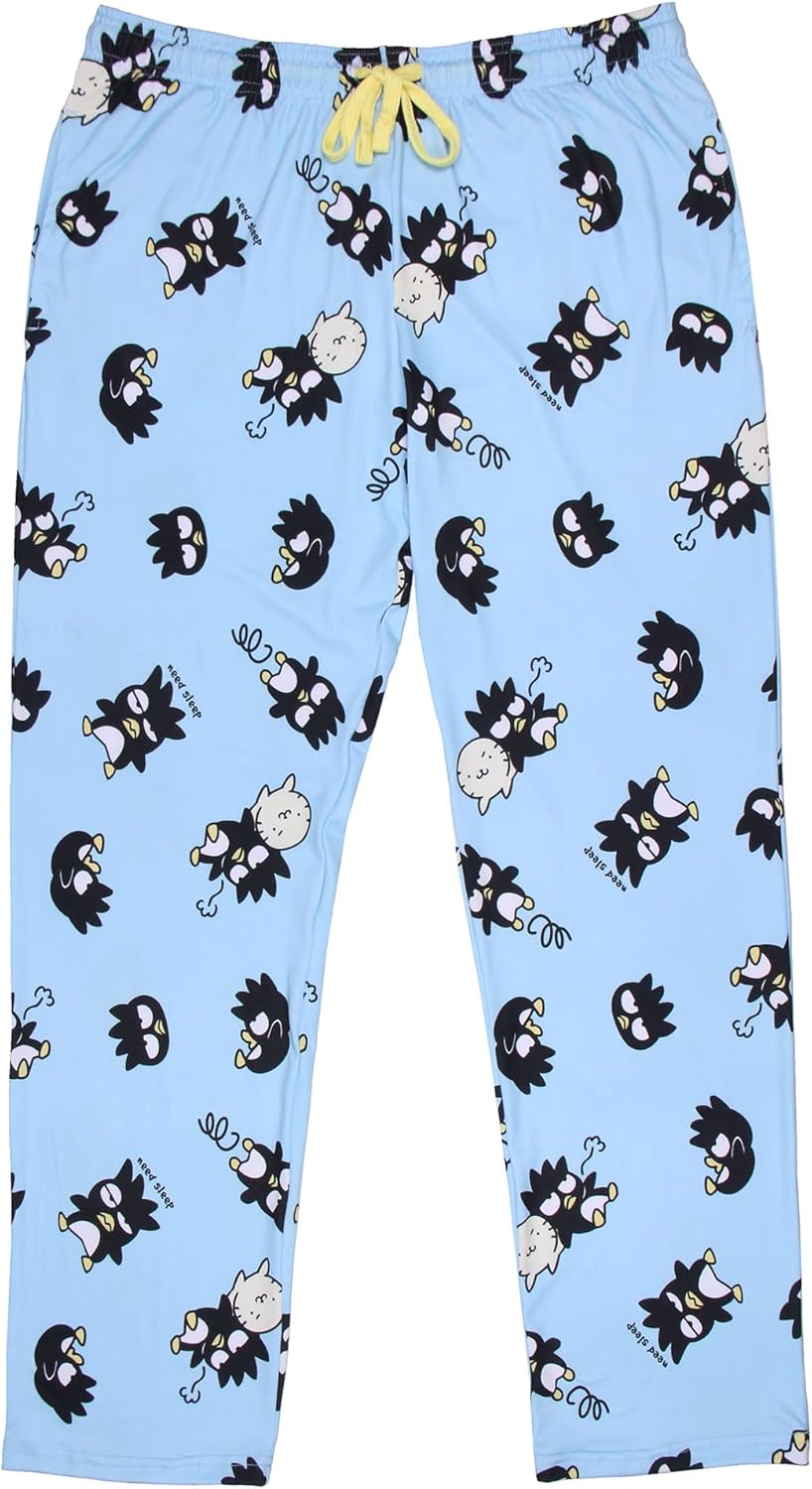 Bioworld Women's Sanrio Hello Kitty And Friends Badtz Maru And Hana-Maru Adult Pajama Pants - Image 3