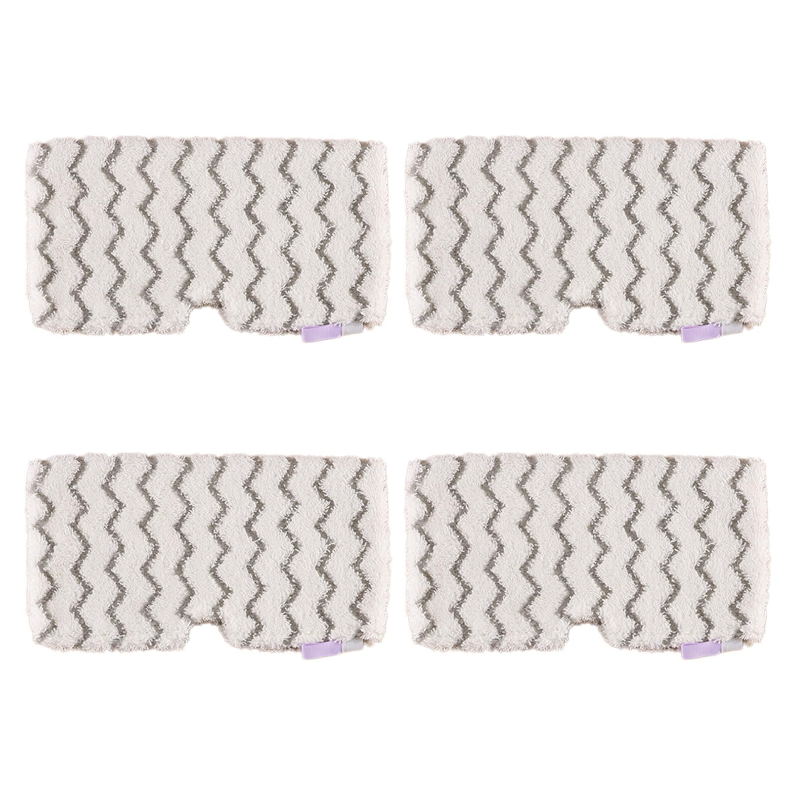 Mekalero 4-Pack Mop Pads for Efficient on Wood, Marble Floors Mops Pad
