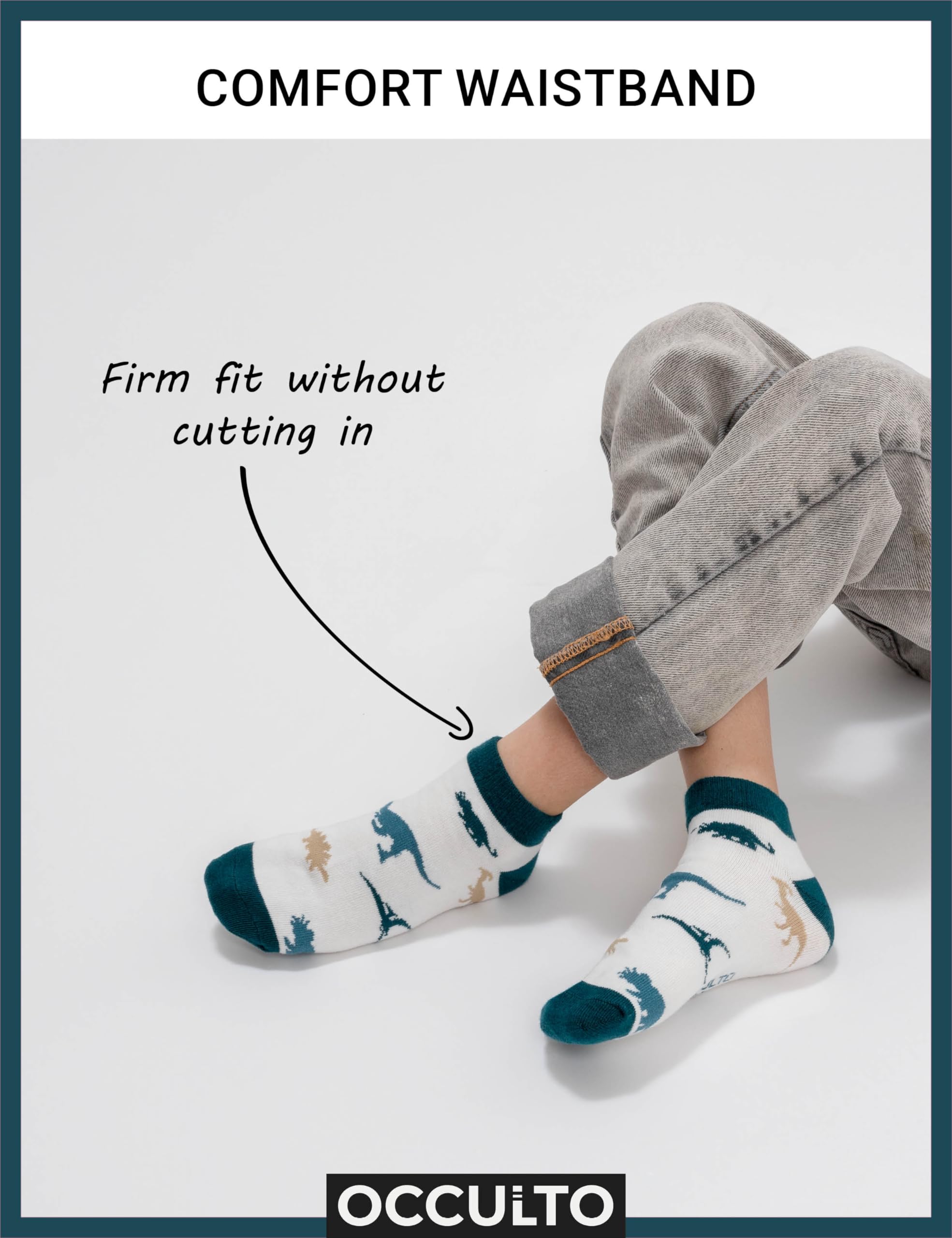 Occulto Krótkie Skarpety Motywem Chłopcy & Dziewczęta 10 pak (model: Motivo)
