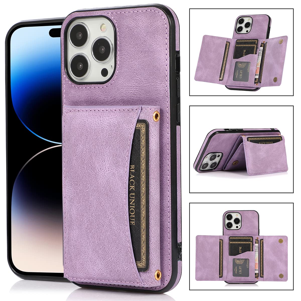 ❤️ラスト１点❤️ iPhone14MAXプロケース　手帳型　パープル Amazon.co.jp: NKECXKJ iPhone 14 Pro Max ケース用, い