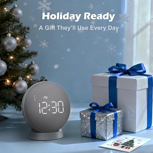 Miniatura 9 de REACHER Reloj despertador súper fuerte para personas de sueño pesado, adultos y adolescentes, reloj despertador vibratorio con vibrador de cama bajo