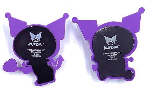 Miniatura 6 de Sanrio Hello Kitty & Friends - Imán de espuma 3D Kuromi con bebida y kuromi con panqueque - Paquete de 2 imanes