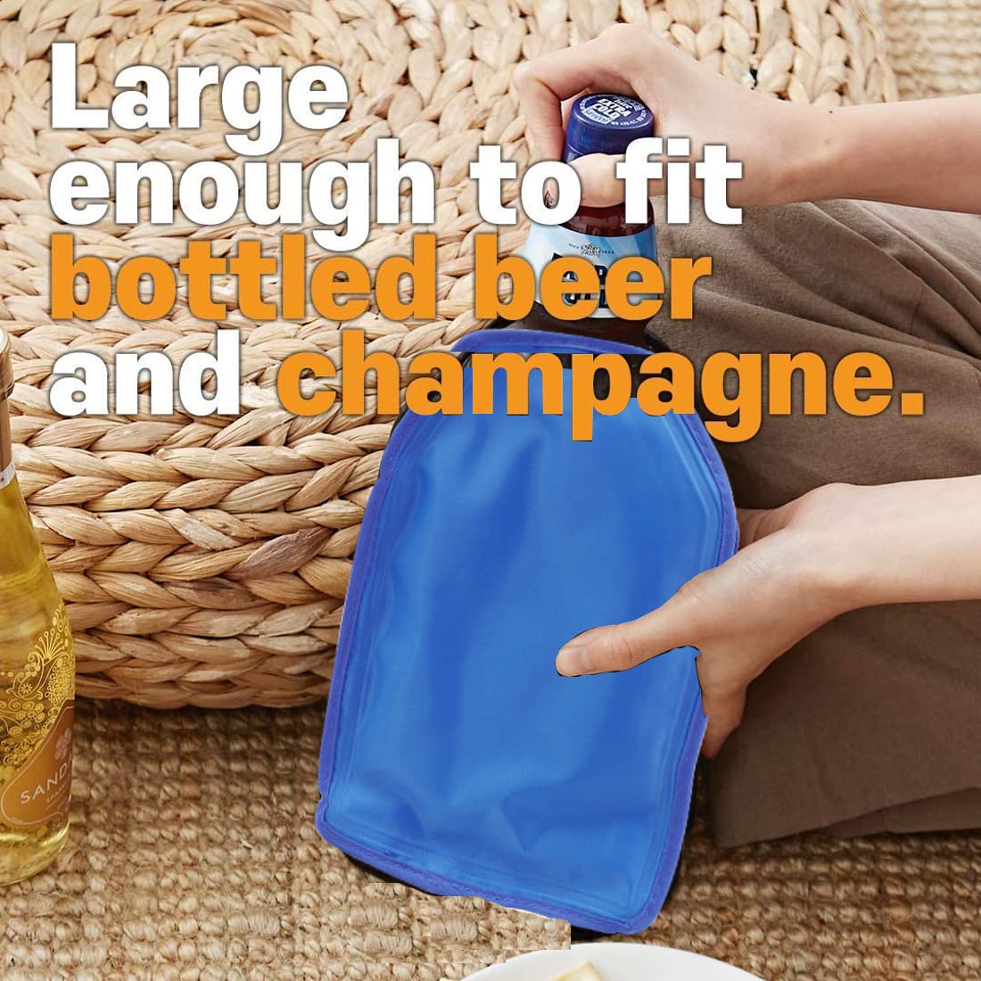 Reusable Wine Cooler Sleeve - Keep Wine Cold! -7 Reusable Wine Cooler Sleeve - Keep Wine Cold! -7