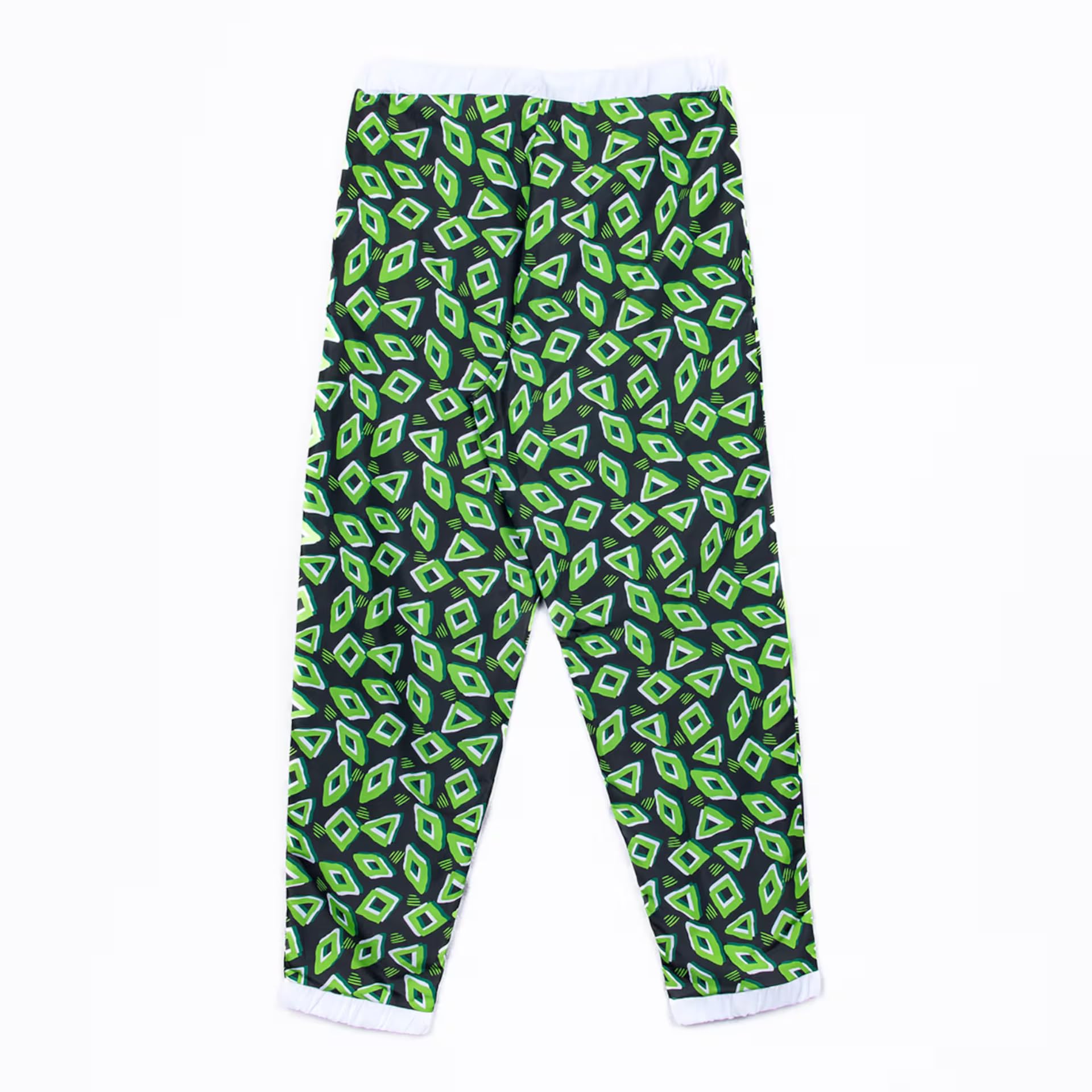 Borussia Mönchengladbach Karnevals-Jogginganzug „Borussia“ | Offizieller Fanartikel Fohlenshop | 2-Teiler aus Hose & Jacke | Rauten-Allover-Design | Gesticktes Vereinslogo
