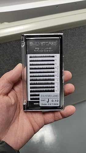 Miniatura 3 de Extensiones de pestañas inferiores para cejas debajo de las pestañas postizas inferiores mezcladas J Curl 0.004 in Longitud 0.197 in 0.236 in 0.276