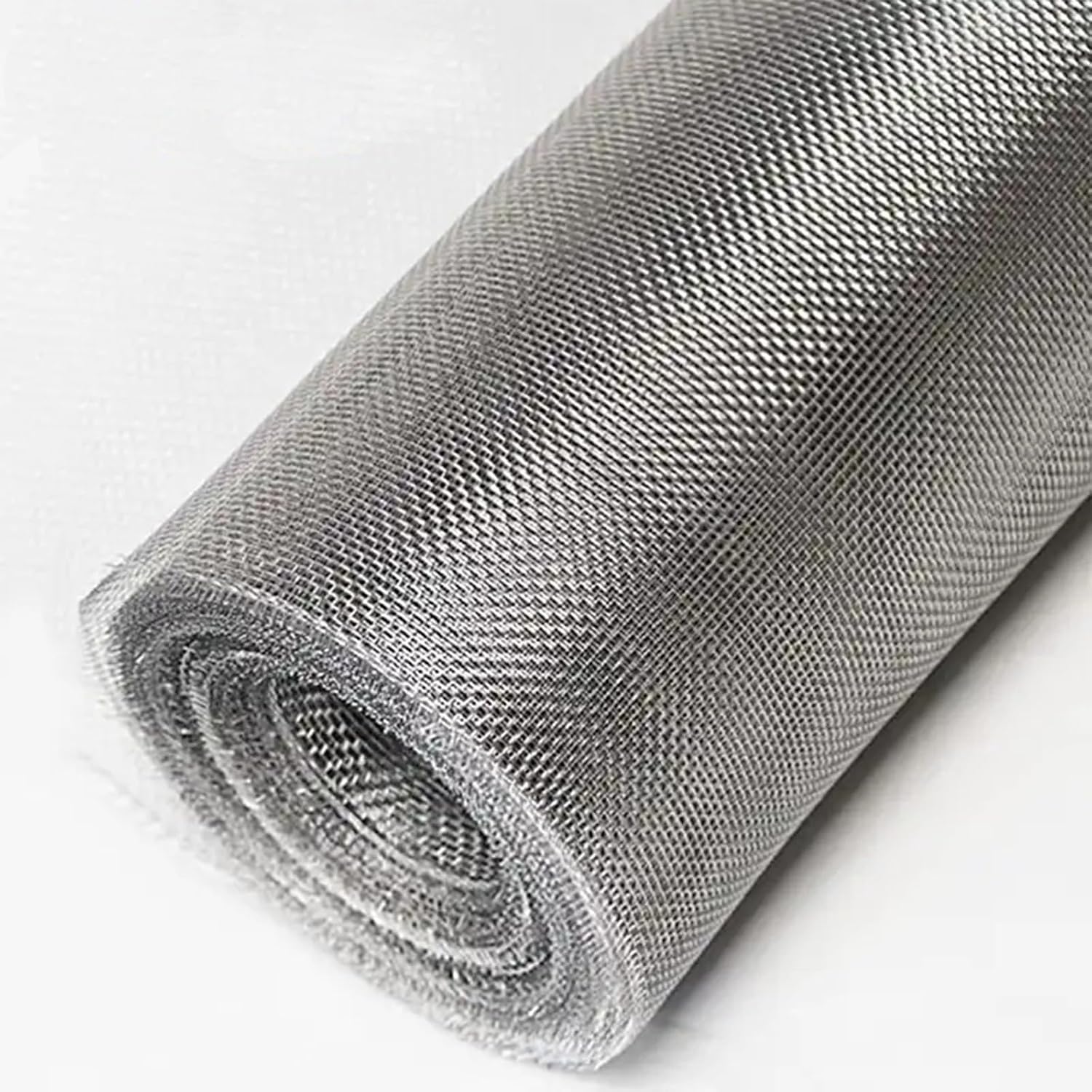 Window Screen Roll Household High-Transparency Mesh Stainless Steel Window Screen Mesh Alloy High Elasticity Mesh,Silver-1.2x30m