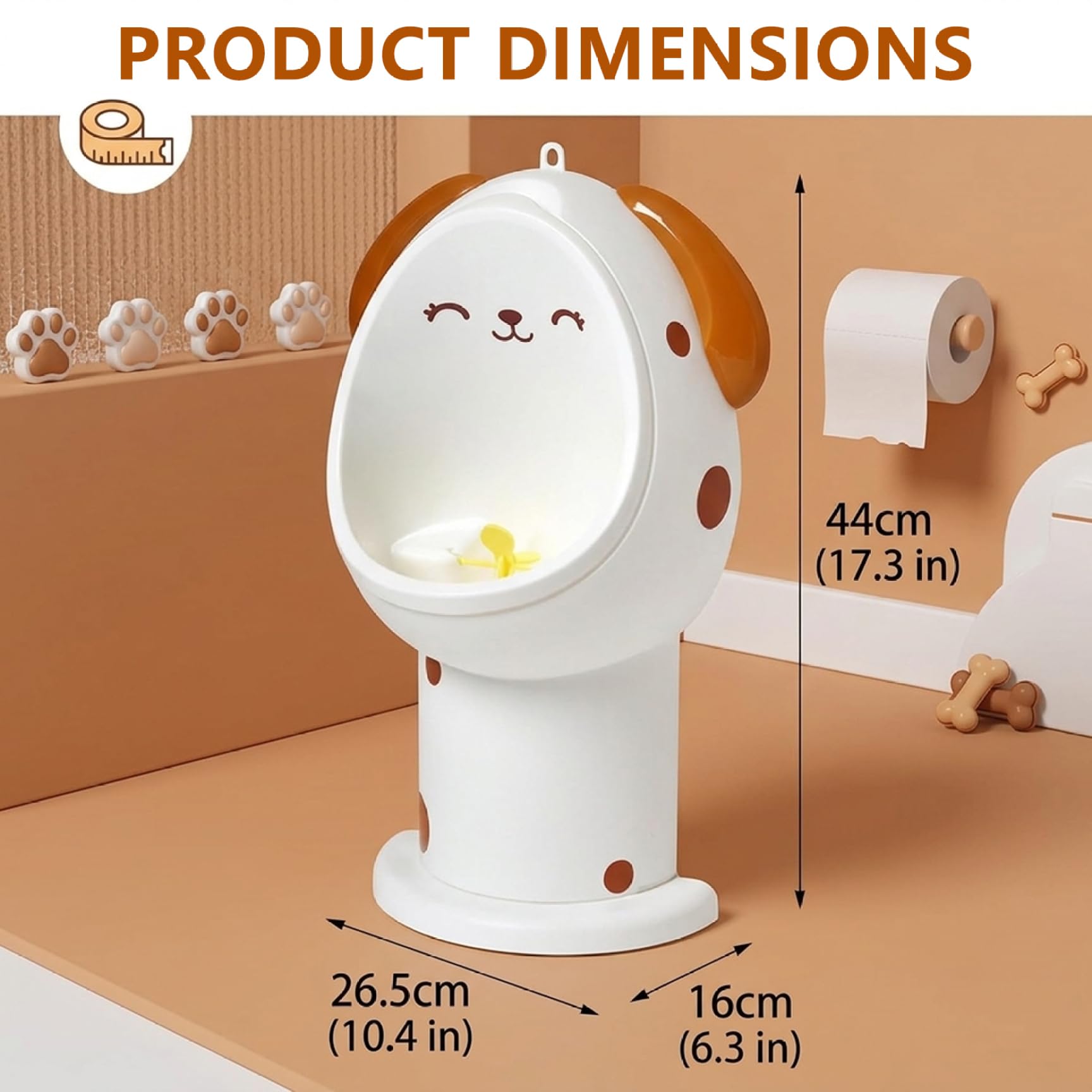 Orinal infantil para niños con divertido diseño de molino de viento, urinario infantil de altura ajustable montado en la pared para niños para entrenamiento de orinal