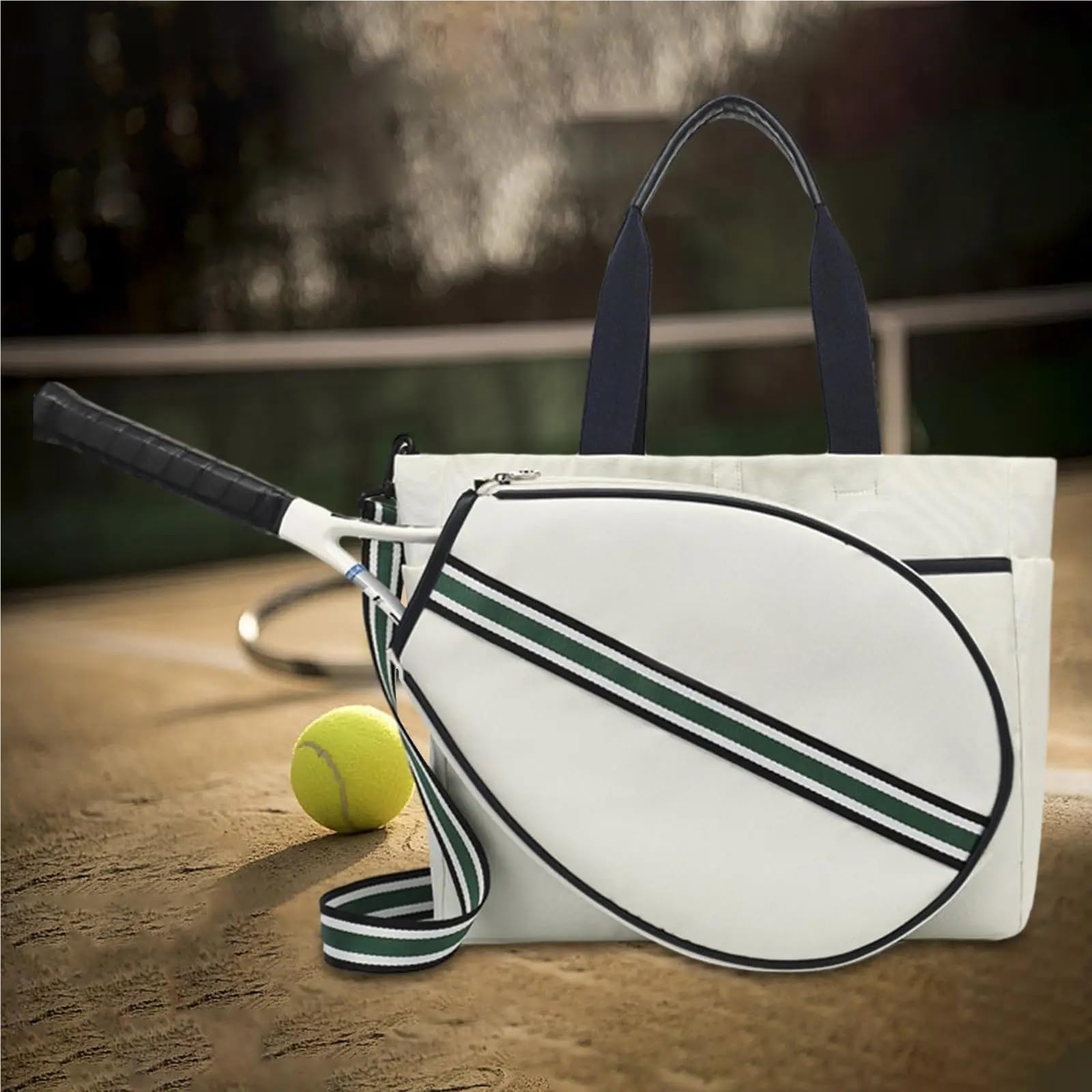 Raquetero Tenis Bolsa for Raqueta de Tenis, Bolso de Hombro Multiusos con Correa for el Hombro Desmontable, Bolsa for Raqueta de Tenis