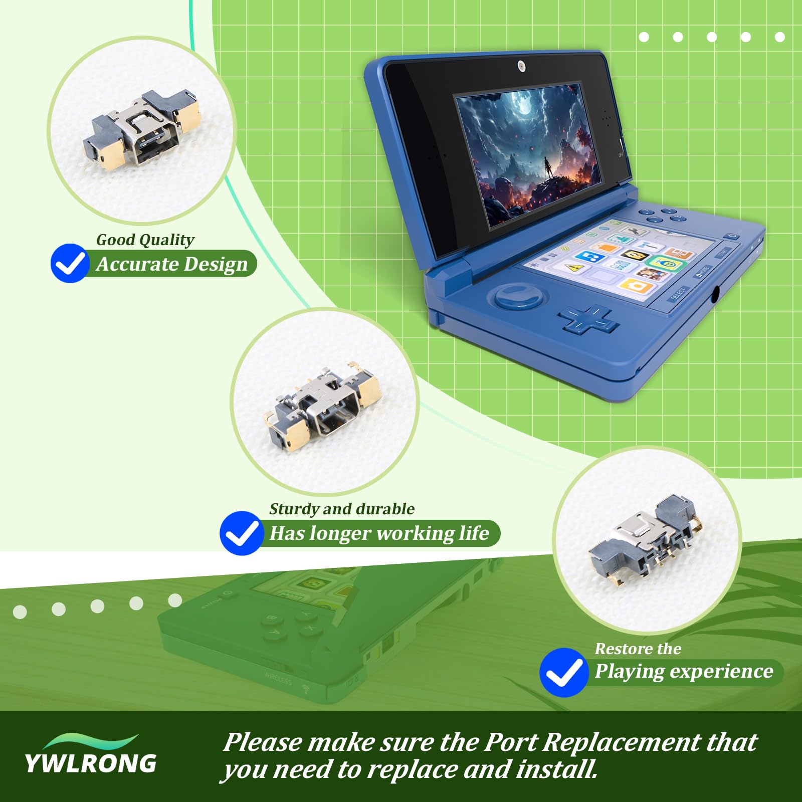Amazon.co.jp: Nintendo 3DS/3DS XL/3DS LL 充電ポート交換用 Nintendo