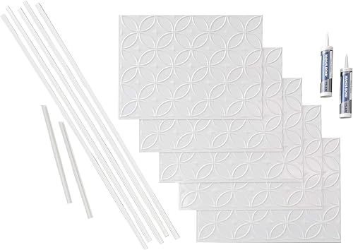 Miniatura 20 de FASÄDE Kit de anillos decorativos de vinilo para salpicaduras de 15 pies cuadrados en cobre pulido