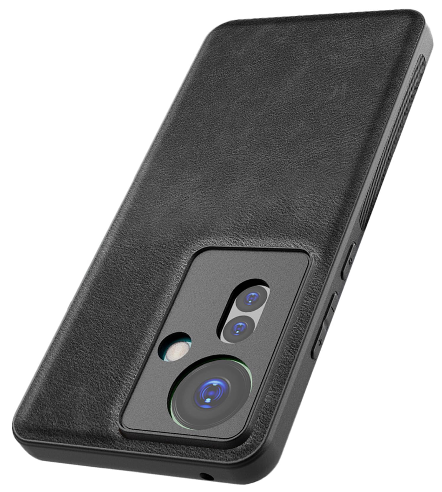 Kapa Tux Leather Back Cover for Oppo F25 Pro (5G) | Slim Shockproof Camera Protection Bumper Case (Black) (B0D2DCG34J) Amazon Price History, Amazon Price Tracker