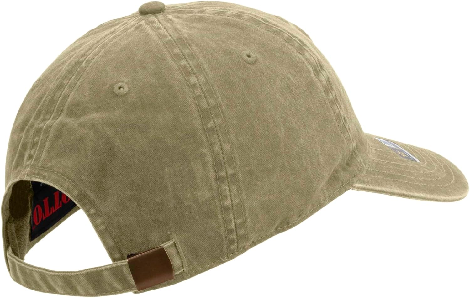 e4Hats.com 18th Airborne Corps Veteran Embroidered Washed Solid Pigment Dyed Cotton Twill Brass Buckle Cap