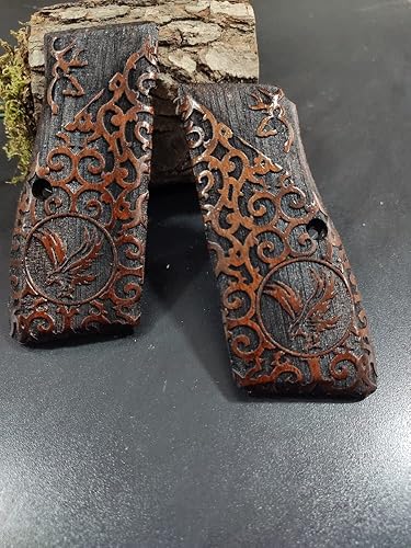 Miniatura 3 de Browning Hi Power Grips - Empuñadura de madera de alta potencia Browning 14, empuñadura de pistola Browning hi Power Empuñadura hecha a mano de