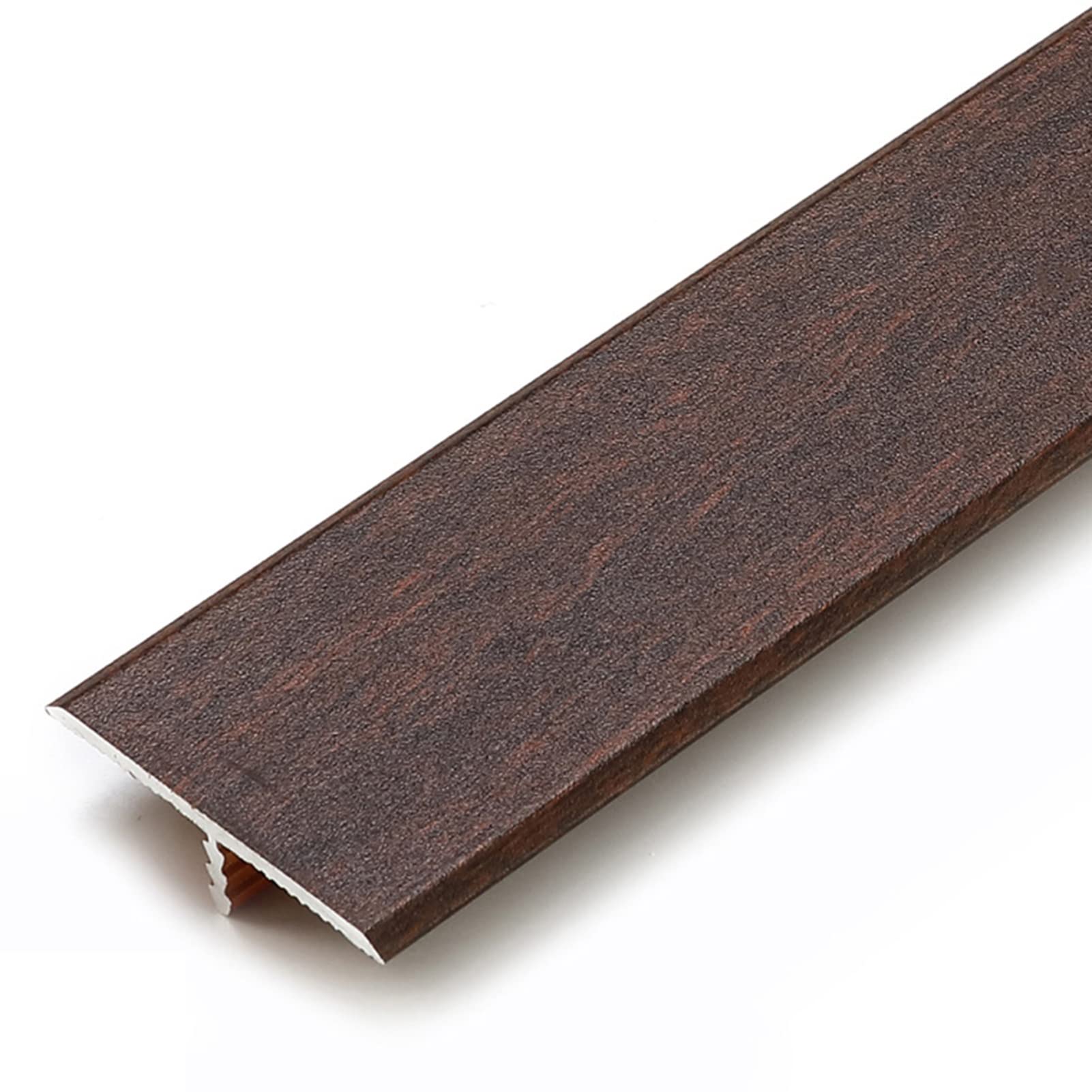 DYTWXG Listwy przejściowe do podłóg laminowanych, wąskie krawędzie drzwi od drewna do płytek, metalowe progi drzwi do drzwi / ochraniacz dywanu (kolor: Styl 4, rozmiar: Długość 95 cm)