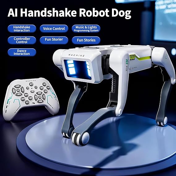 AI Power Companion Robot with Social Interaction Handshake Feedbacks and Security Functions Enhanced Emotional Bonding Recognition and Continuous Learning Capabilities for Entertainment