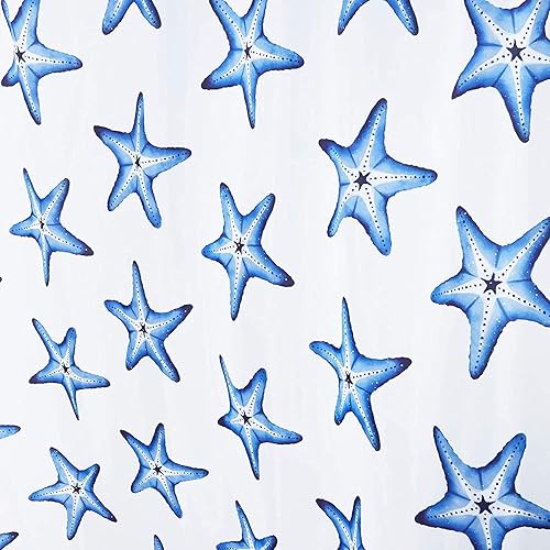 Miniatura 7 de Okuna Outpost Cortina de ducha náutica con 12 ganchos, decoración de baño de playa (71.25 x 71 pulgadas)