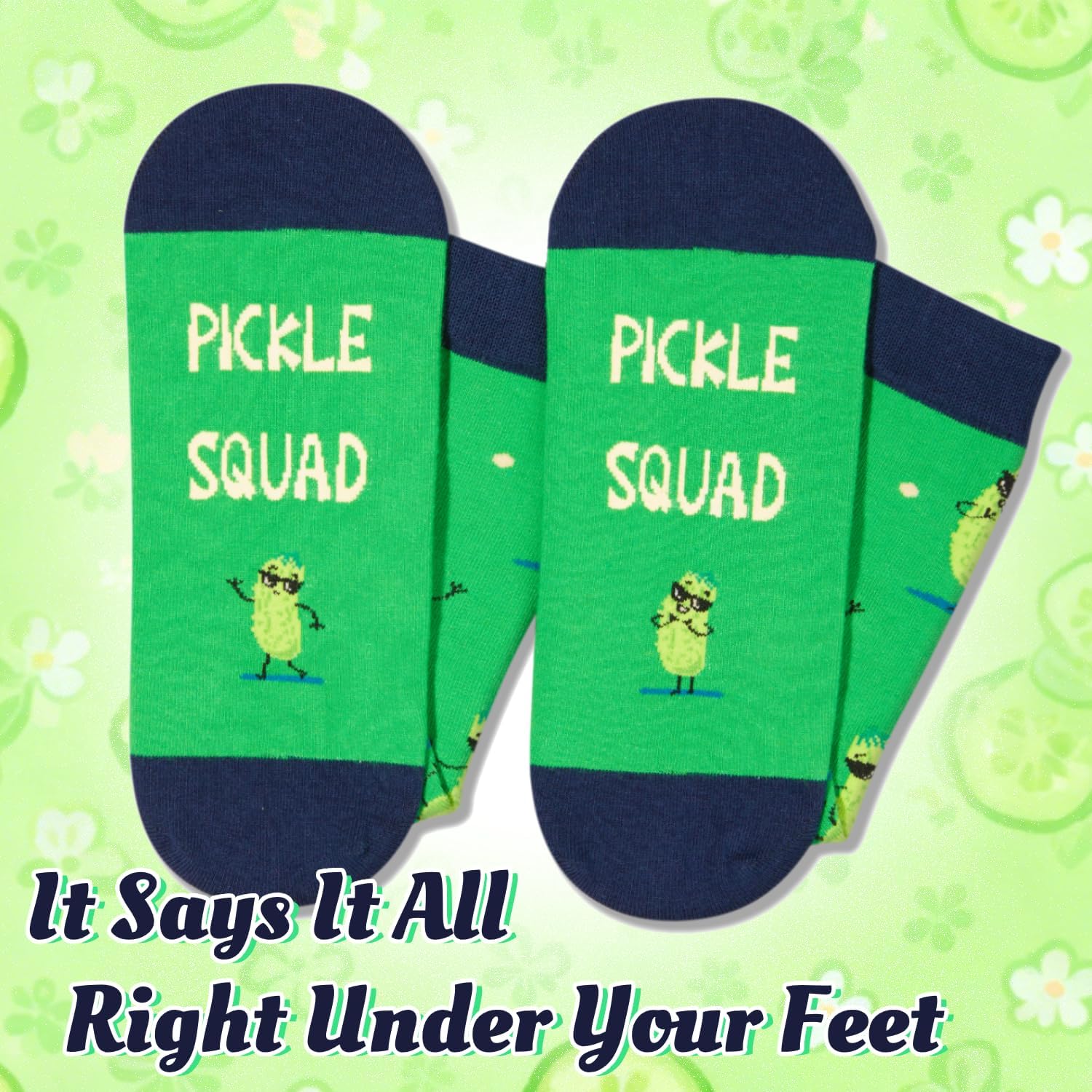 HAPPYPOP Funny Socks for Women Men - Pickle Cheese Popcorn Ice Cream Lover Gifts for Teens - Image 4