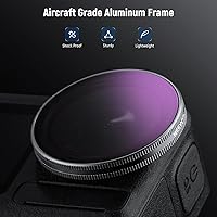 Vista 7 de NEEWER Juego de filtros ND compatible con DJI Osmo Action 3/4/5 Pro, paquete de 6 ND8+ND16+ND32+ND64+ND1000+CPL Accesorios de cámara de acción