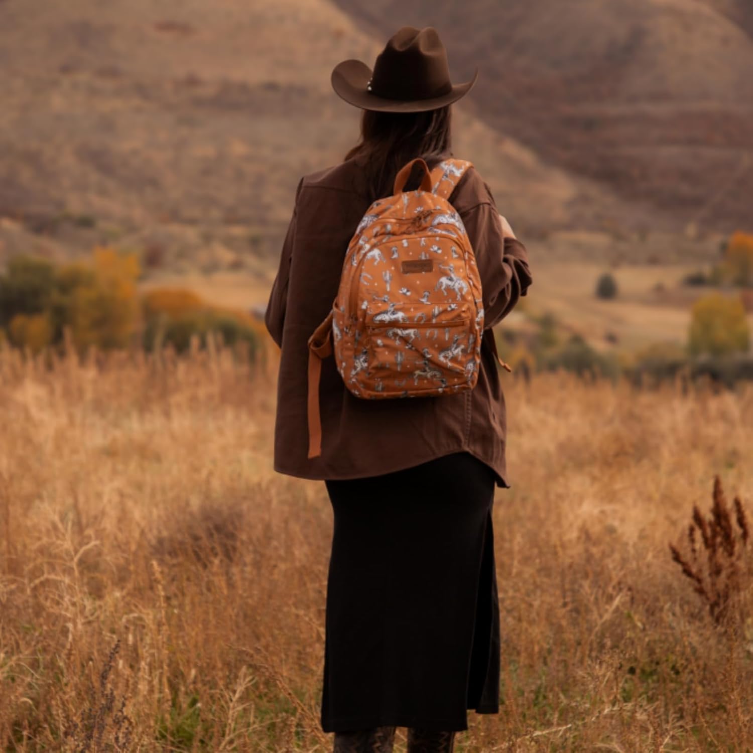 Montana West x Wrangler Western Backpack for Women Aztec Backpack Purse Lightweight Womens Travel Bag - Image 3