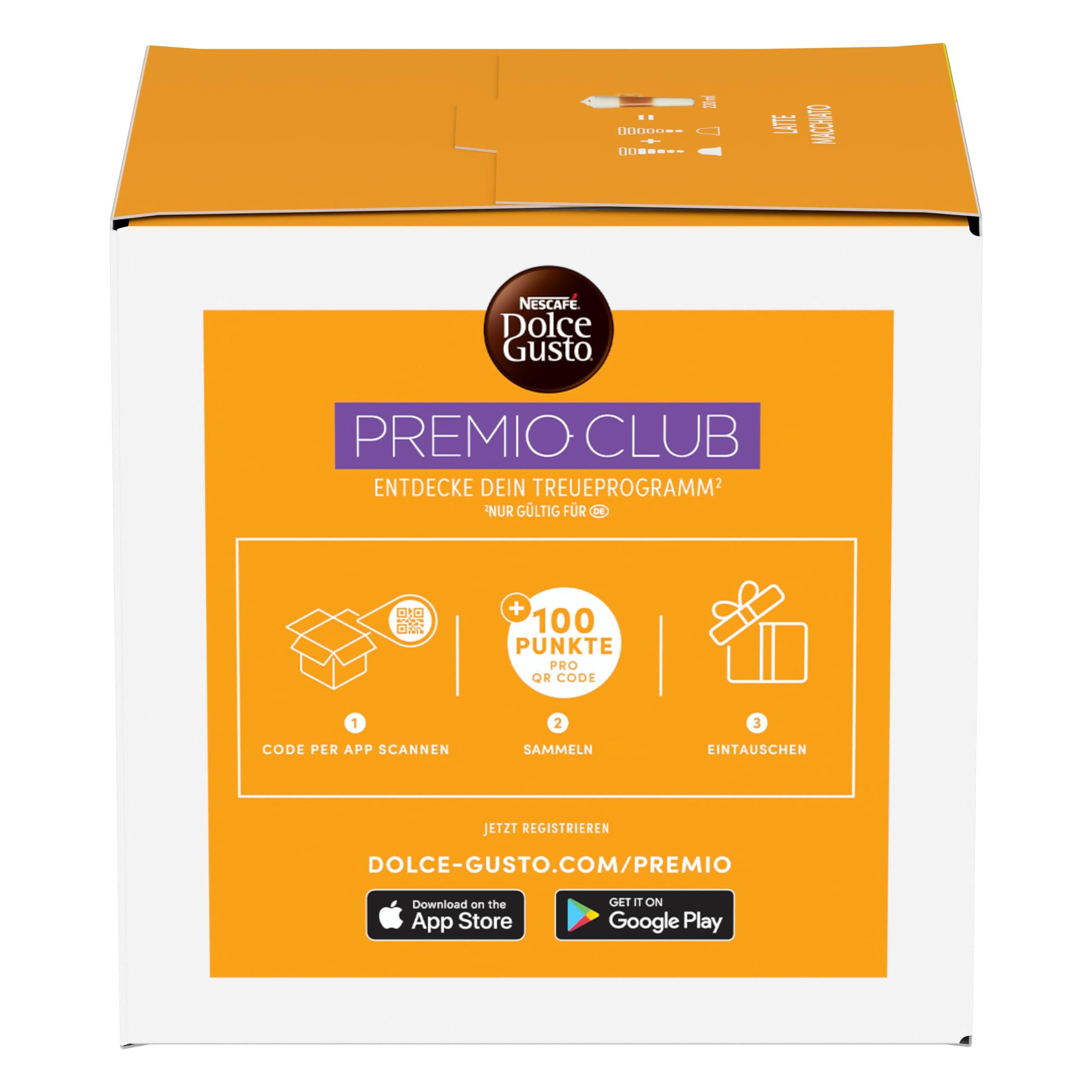 NESCAFÉ DOLCE GUSTO Latte Macchiato Kaffeekapseln (6 x 16 Kapseln)