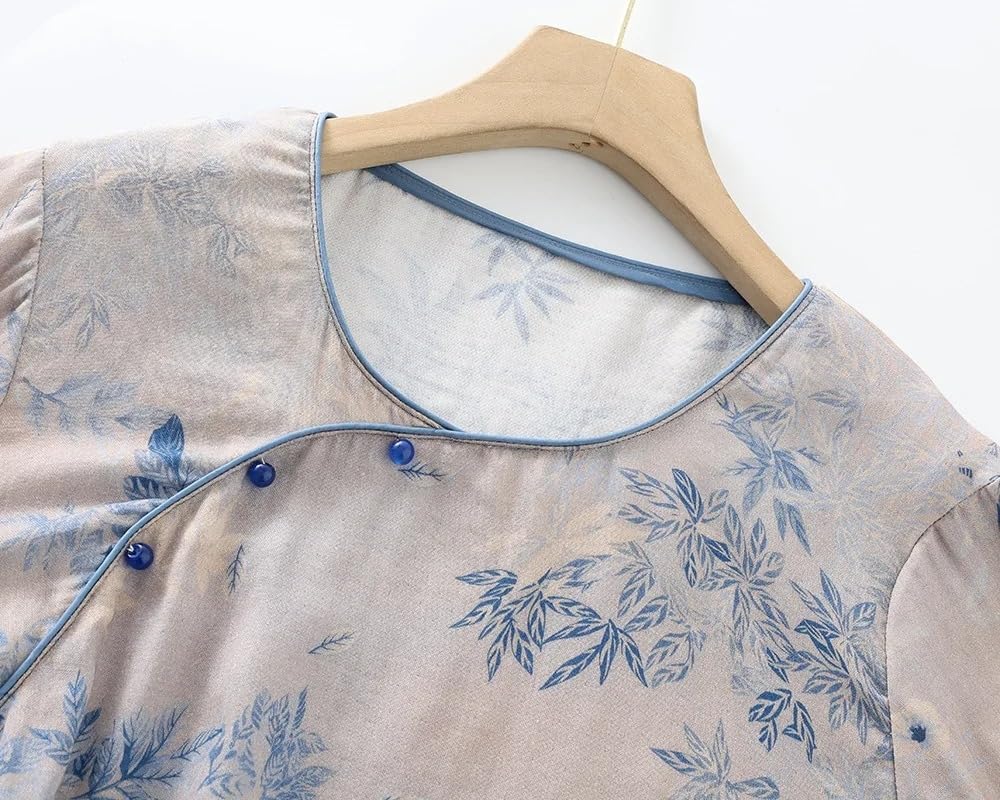 Conjunto de pijama de algodón para mujer, ropa informal de manga larga para primavera y verano