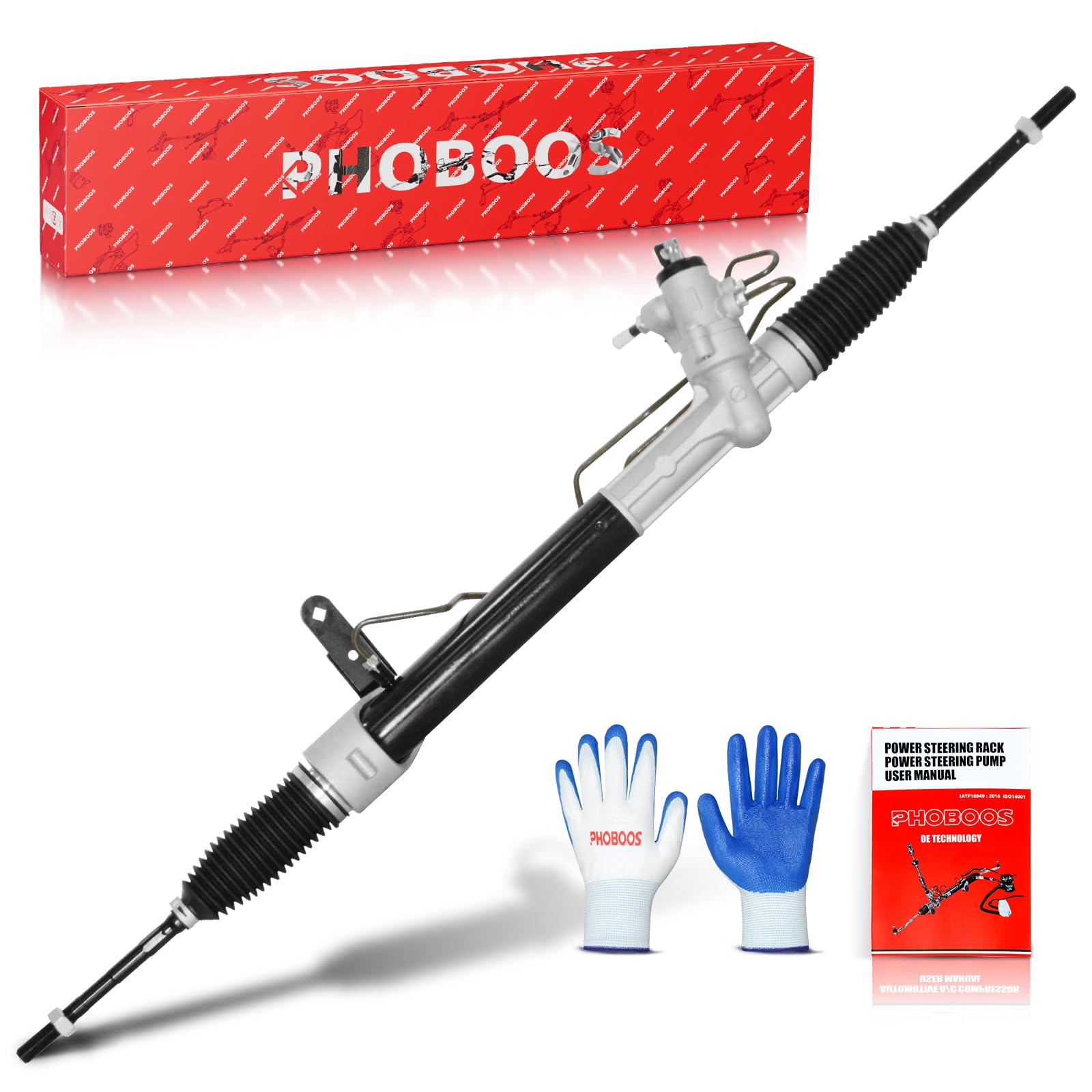 Photo 1 of PHOBOOS Hydraulic Power Steering Rack and Pinion Fit for Infiniti & Nissan