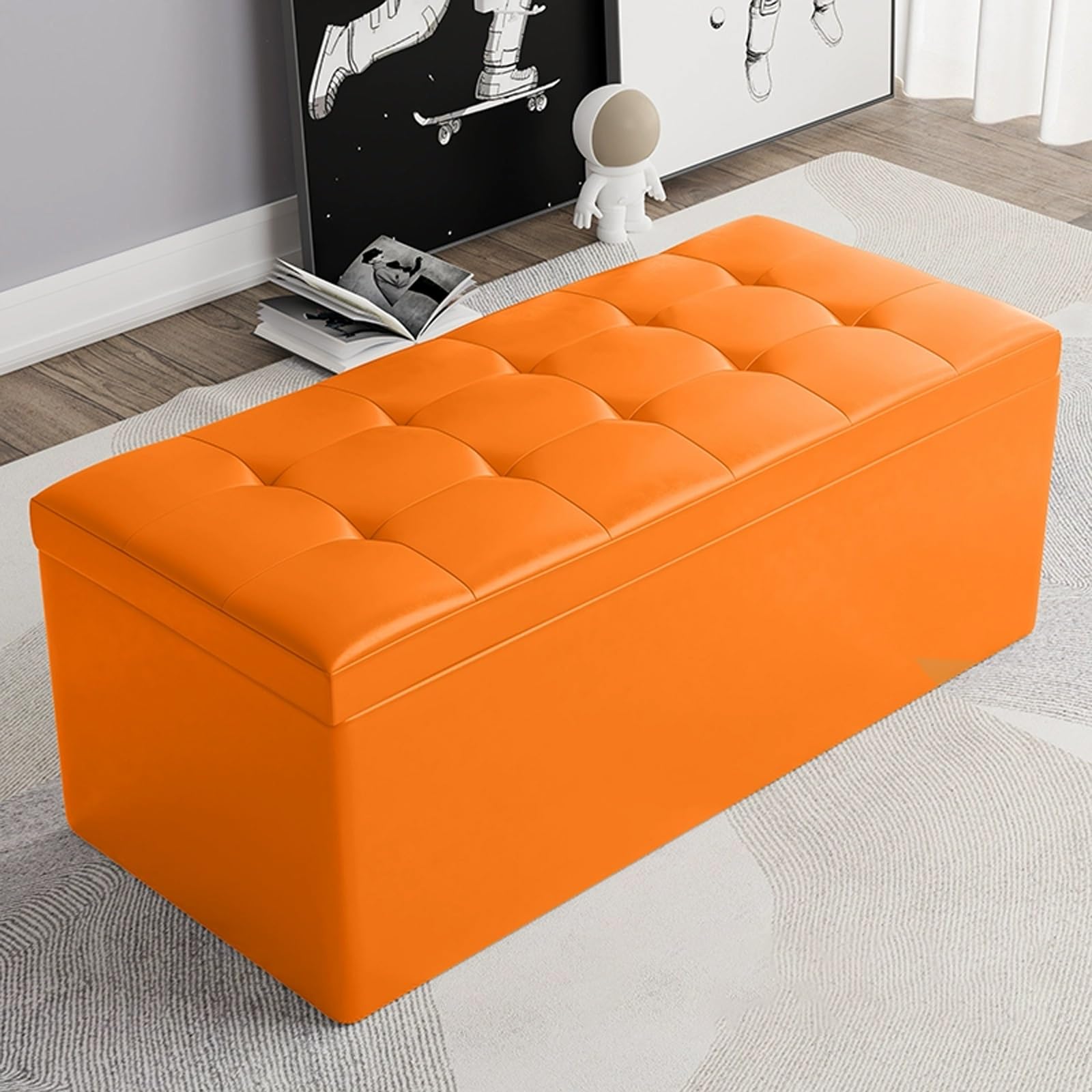 Banco Tapizado Multifuncional Con Zapatero - Asiento Acolchado Para Entrada, Dormitorio O Sala De Estar