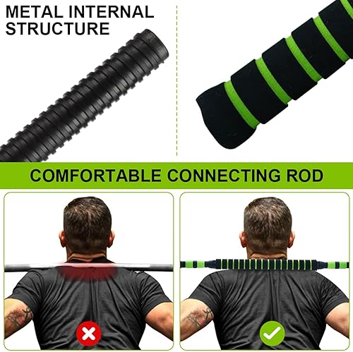 Miniatura 4 de 44/66/88 Lbs Adjustable Dumbbell Set, 4-in-1 Free Weights Set with Connector, Fitness Exercise Equipment Used As Barbell, Kettlebells, Push Up