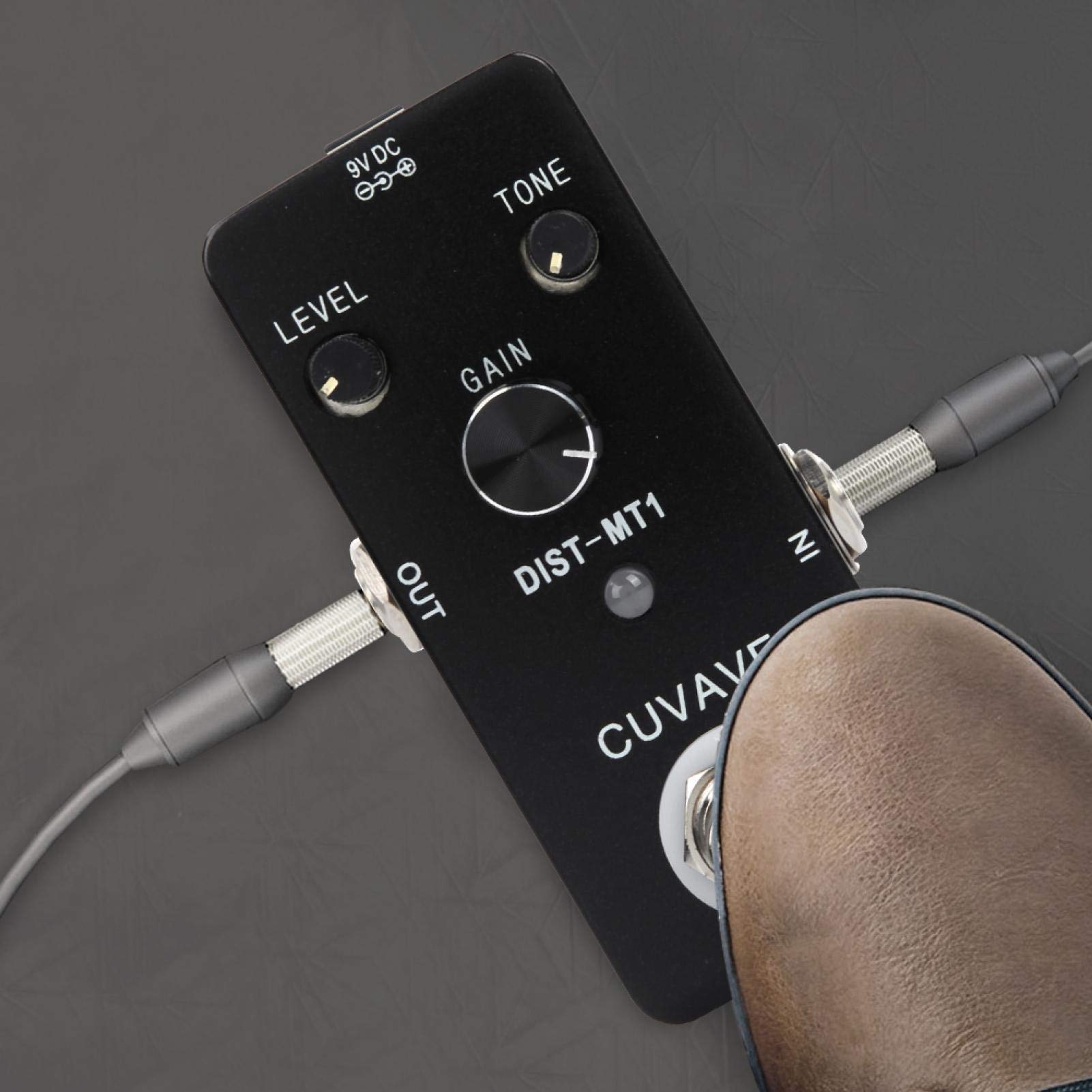Pedale effetto per chitarra, suono e distorto pulito Feedback dinamico Basso consumo energetico Pedale per chitarra per suonare una varietà di brani in stile metal per la musica
