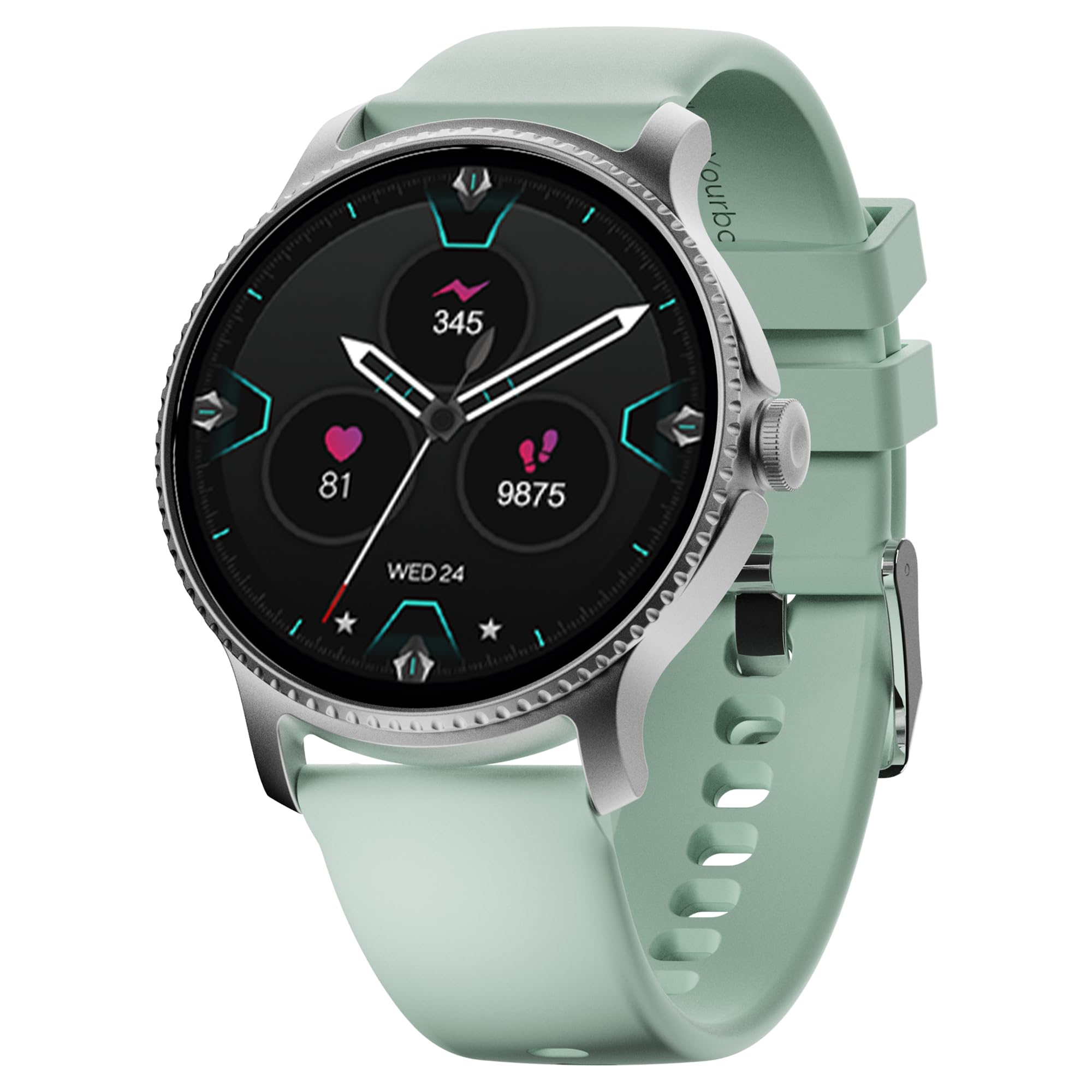 boAt Lunar Discovery – 2026 Edition w/ 1.39" (3.5 cm) HD Display, Bluetooth Calling, Emergency SOS, HR, SpO2 & Sleep Tracking Smart Watch for Men & Women (Active Black) — Amazon image 9