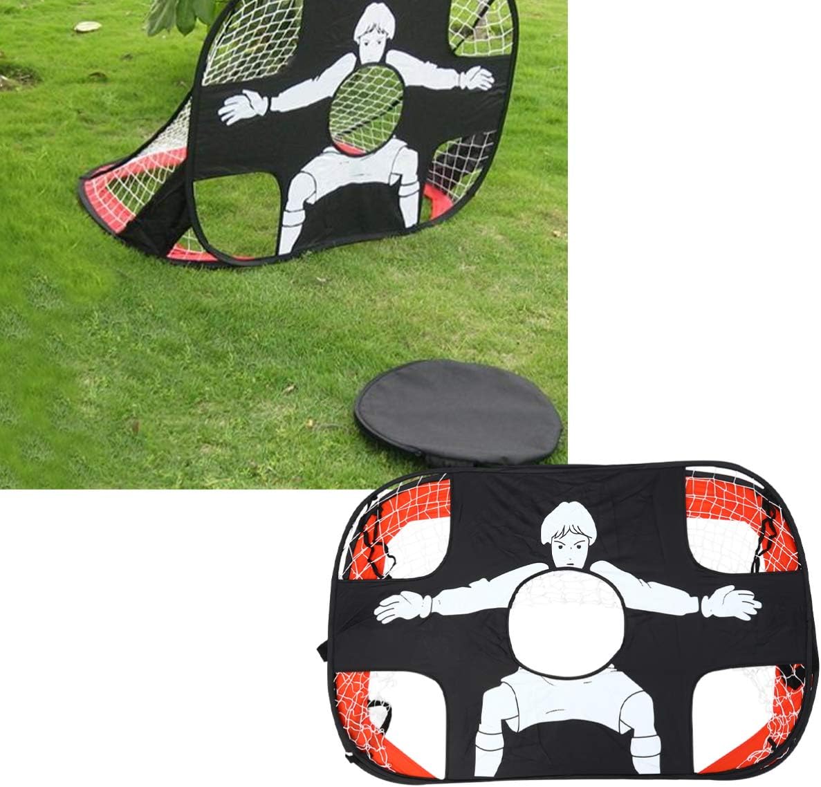 1pc Portable Boy Girl Soccer Goal Removable Outdoor Soccer Net for Boy Girl Easy to Carry and Fold for Backyard Play Reinforced Design