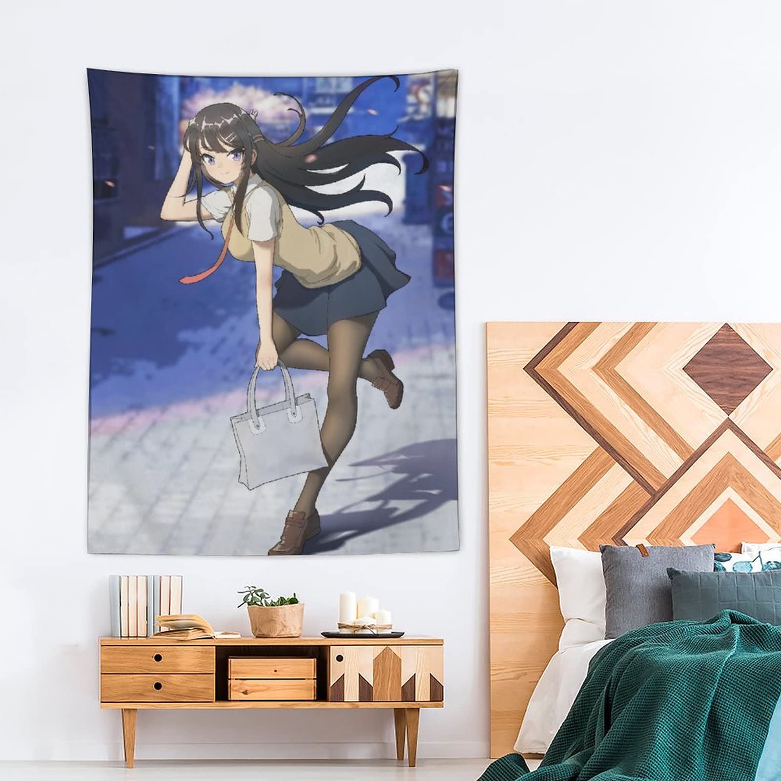Amazon.co.jp: タペストリー 萌え アニメ柄 青春ブタ野郎シリーズ 青