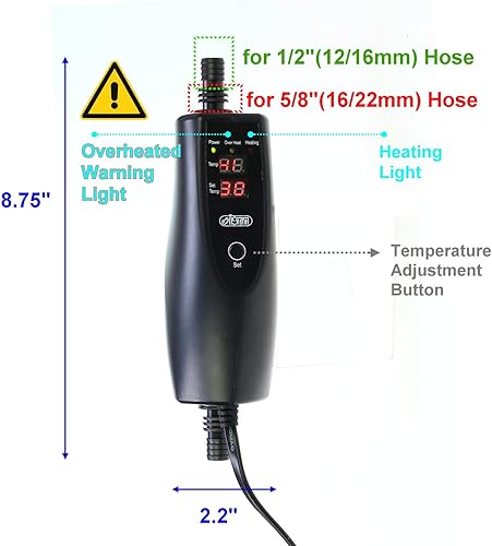 Miniatura 3 de Calentador externo en línea I-H616 500W